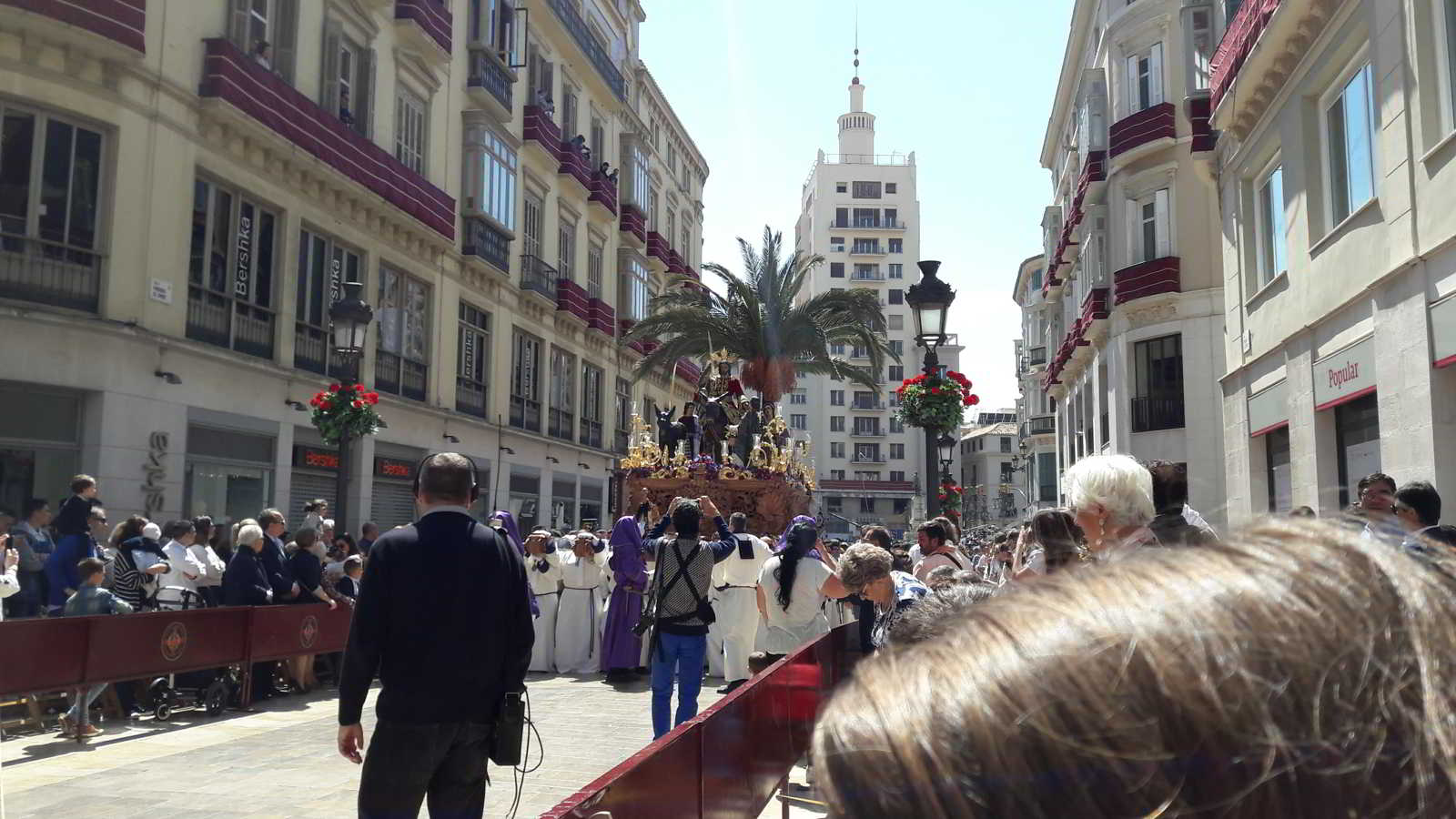 Procession of La Pollinica at Easter in Malaga