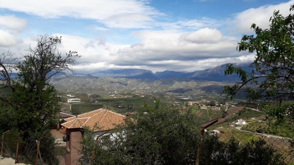 Paisaje de Iznate en Málaga