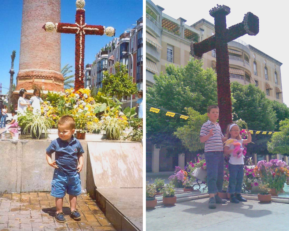Niños en las Fiestas de las Cruces de Mayo en Córdoba