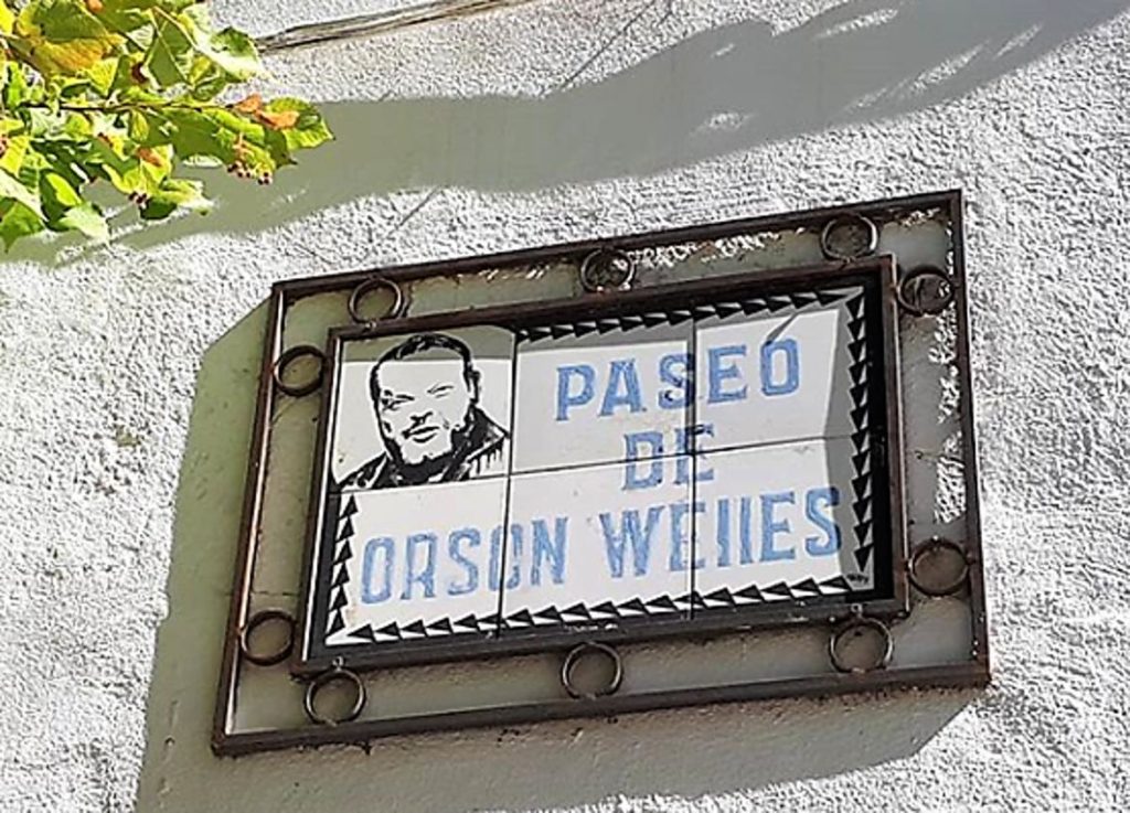 Cartel Paseo de Orson Wells en Ronda, Málaga