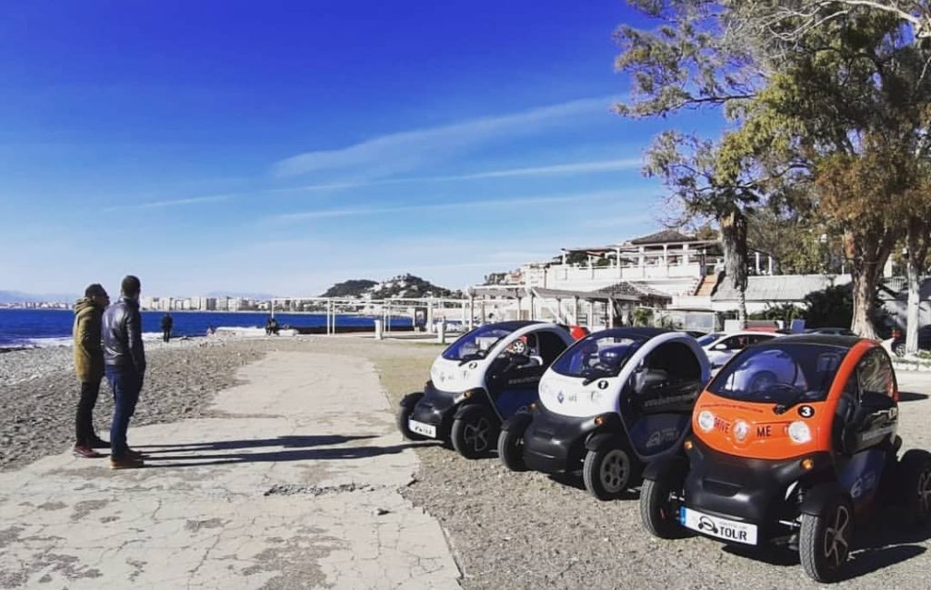 Rutas en coche eléctrico por Málaga, Balneario