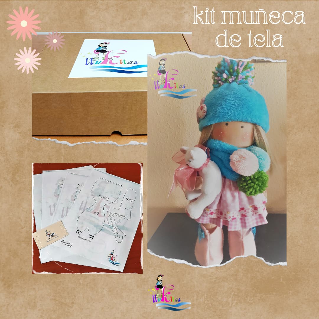Llukitas - Kit Muñeca de tela - Imagen 3