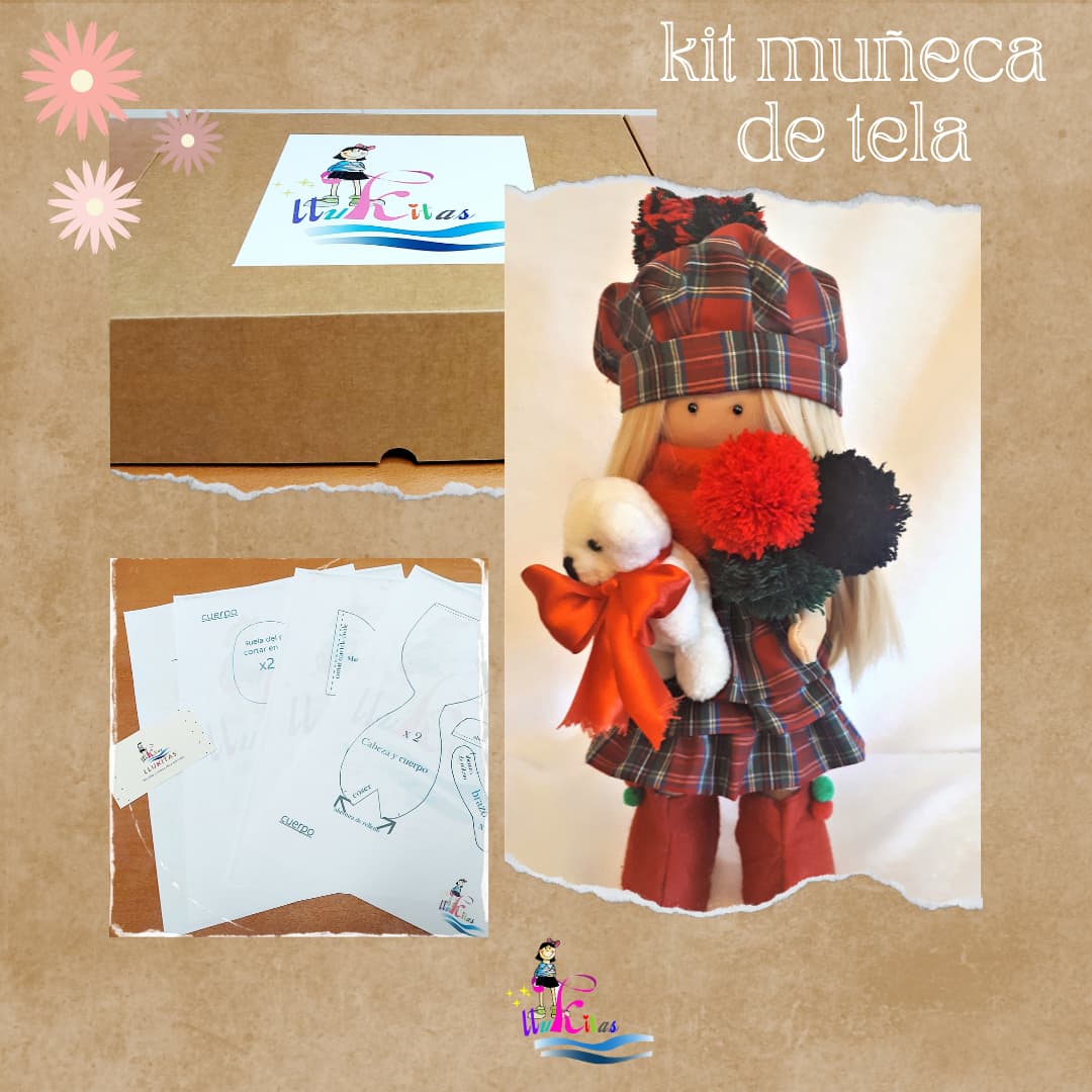 Llukitas - Kit Muñeca de tela