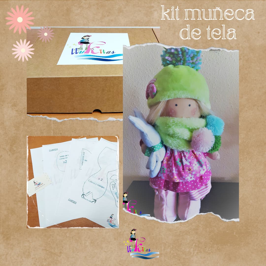Llukitas - Kit Muñeca de tela - Imagen 2