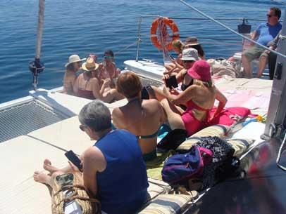Paseo en catamaran Familysol Torre del Mar Málaga
